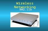 Wireless Networking 802.11b. Wireless Networking 802.11b 802.11 1-2 Mbps Adopted June 1997.