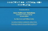 Chapter 6: Arrays and Vectors Presentation slides for Java Software Solutions Foundations of Program Design Second Edition by John Lewis and William Loftus.