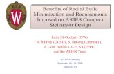 Benefits of Radial Build Minimization and Requirements Imposed on ARIES Compact Stellarator Design Laila El-Guebaly (UW), R. Raffray (UCSD), S. Malang.