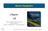 Chapter 18-1 Revenue Recognition Chapter18 Intermediate Accounting 12th Edition Kieso, Weygandt, and Warfield Prepared by Coby Harmon, University of California,