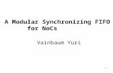 1 A Modular Synchronizing FIFO for NoCs Vainbaum Yuri.