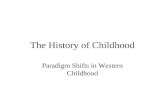 The History of Childhood Paradigm Shifts in Western Childhood.