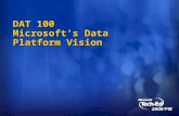 DAT 100 Microsoft’s Data Platform Vision. Agenda - What We Will Cover History of Data Management Microsoft SQL Server: Current and Upcoming Offerings.