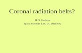 Coronal radiation belts? H. S. Hudson Space Sciences Lab, UC Berkeley.