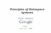 Principles of Dataspace Systems Alon Halevy PODS June 26, 2006.