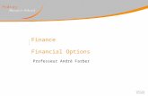 Finance Financial Options Professeur André Farber.
