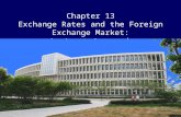 Chapter 13 Exchange Rates and the Foreign Exchange Market: An Asset Approach.