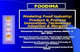 UNIVERSITY OF CRETEECONOMICS DEPARTMENT DEPARTMENTB.E.NE.TeCLABORATORY FOODIMA Modeling Food Industry: Product & Process Innovation, Technology Adoption.