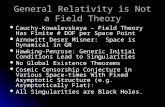 General Relativity is Not a Field Theory Cauchy-Kowalevskaya – Field Theory Has Finite # DOF per Space Point Cauchy-Kowalevskaya – Field Theory Has Finite.