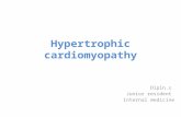 Hypertrophic cardiomyopathy Dipin.s Junior resident Internal medicine.