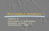Multimedia Database Chapter 9, Principles of Multimedia Database Systems. V.S. Subrahmanian, 1998.