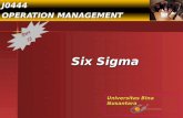 J0444 OPERATION MANAGEMENT Six Sigma Pert 12 Universitas Bina Nusantara.