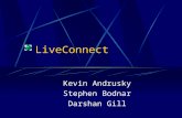 LiveConnect Kevin Andrusky Stephen Bodnar Darshan Gill.