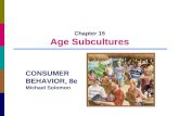 Chapter 15 Age Subcultures CONSUMER BEHAVIOR, 8e Michael Solomon.