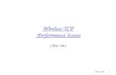CPSC 4411 Wireless TCP Performance Issues CPSC 441