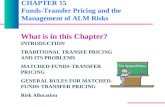 CHAPTER 15 Funds-Transfer Pricing and the Management of ALM Risks What is in this Chapter? INTRODUCTION TRADITIONAL TRANSFE PRICING AND ITS PROBLEMS MATCHED-FUNDS-TRANSFER.