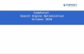Symphony3 Search Engine Optimization October 2010.