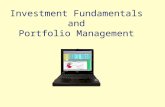 Investment Fundamentals and Portfolio Management.