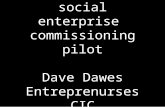 Proving the impact of a social enterprise commissioning pilot Dave Dawes Entreprenurses CIC.