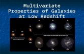 Multivariate Properties of Galaxies at Low Redshift.