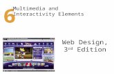 Web Design, 3 rd Edition 6 Multimedia and Interactivity Elements.