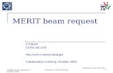 Collaboration meeting, Ocotober 2005A.Fabich, CERN AB-ATBResponse from the APC, 1 MERIT beam request A.Fabich CERN AB-ATB .