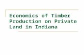 Economics of Timber Production on Private Land in Indiana.