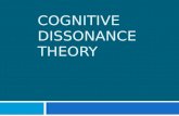 COGNITIVE DISSONANCE THEORY. Associative Networks  Cognitive structures (beliefs, attitudes) exist in associative networks.  The associations are often.