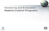 Monitoring and Evaluation: Malaria-Control Programs.