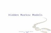 Hidden Markov Models Lecture 5, Tuesday April 15, 2003.