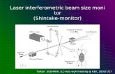 Taikan SUEHARA, ILC-Asia wg4 meeting @ KEK, 2005/7/27 Laser interferometric beam size monitor (Shintake-monitor)