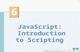 2008 Pearson Education, Inc. All rights reserved. 1 6 6 JavaScript: Introduction to Scripting.