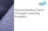 1 Demonstrating Value Through Learning Analytics.