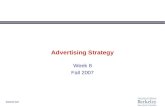 1 Ganesh Iyer Advertising Strategy Week 8 Fall 2007.