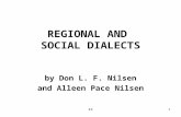 421 REGIONAL AND SOCIAL DIALECTS by Don L. F. Nilsen and Alleen Pace Nilsen.