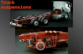 Truck suspensions. Conventional passive suspension zszs zuzu zrzr suspension springsuspension damper tyre stiffness K t sprung mass (body) M s unsprung.