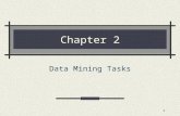 1 Chapter 2 Data Mining Tasks. 2 Prediction methods Use some variables to predict unknown or future values of the same or other variables. Inference on.