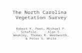 The North Carolina Vegetation Survey Robert K. Peet, Michael P. Schafale, Alan S. Weakley, Thomas R. Wentworth, & Peter S. White.