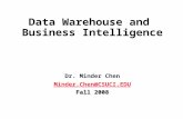 Data Warehouse and Business Intelligence Dr. Minder Chen Minder.Chen@CSUCI.EDU Fall 2008.