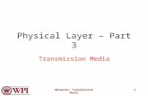 Networks: Transmission Media1 Physical Layer – Part 3 Transmission Media.