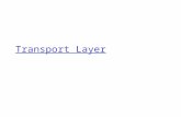 Transport Layer. Transport Layer – Topics r Review: multiplexing, connection and connectionless transport, services provided by a transport layer r UDP.