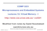 COMP3221 lec36-vm-I.1 Saeid Nooshabadi COMP 3221 Microprocessors and Embedded Systems Lectures 13: Virtual Memory - I cs3221.