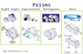 Prisms Right AngleEquilateralPentagonalDove.