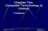 PRENTICE HALL ©2004 Pearson Education, Inc. Computer Forensics and Cyber Crime Britz Chapter Two Computer Terminology & History Hardware.