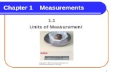 1 Chapter 1 Measurements 1.1 Units of Measurement Copyright © 2005 by Pearson Education, Inc. Publishing as Benjamin Cummings.