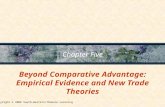 Chapter Five Beyond Comparative Advantage: Empirical Evidence and New Trade Theories Copyright © 2006 South-Western/Thomson Learning.
