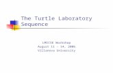 The Turtle Laboratory Sequence LMICSE Workshop August 11 - 14, 2006 Villanova University.
