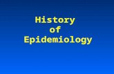 History of Epidemiology. Hippocrates (460-377 B.C.) On Airs, Waters, and Places Idea that disease might be associated with physical environment.
