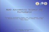 NGAO Astrometric Science and Performance Astrometric Performance Budget Team: Brian Cameron, Jessica Lu, Matthew Britton, Andrea Ghez, Rich Dekany, Claire.