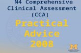 M4 Comprehensive Clinical Assessment (CCA) Practical Advice 2008.